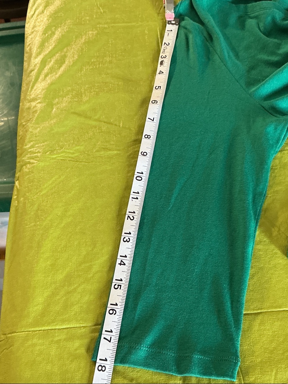 St. John's Bay Teal V-Neck 3/4 Sleeve Knit Top - Picture 6 of 7